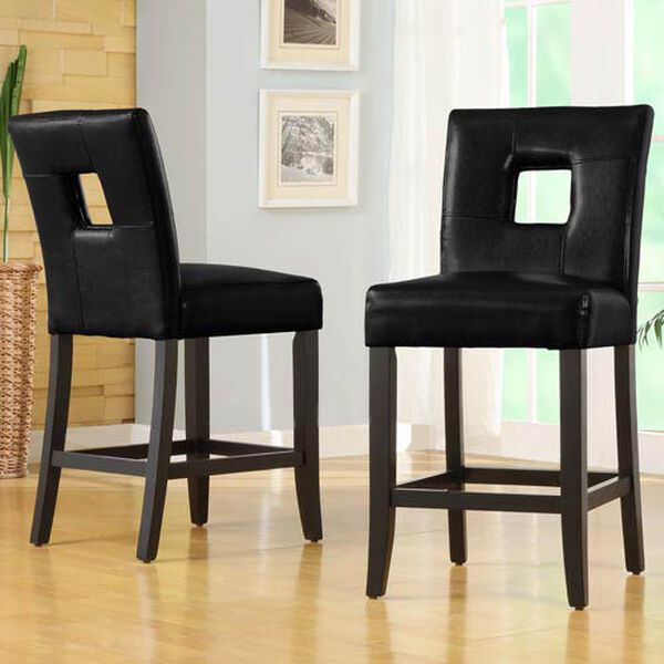 Counter Height Chairs, Set of Two, image 1